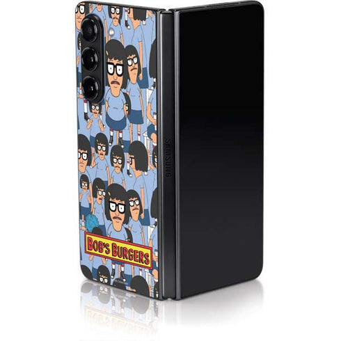 Bobs Burgers Tina Belcher Galaxy Z Fold5 5G Skin