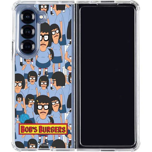 Bobs Burgers Tina Belcher Galaxy Z Fold6 Clear Case