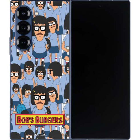 Bobs Burgers Tina Belcher Galaxy Z Fold6 Skin