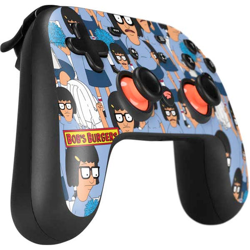 Bobs Burgers Tina Belcher Google Stadia Controller Skin