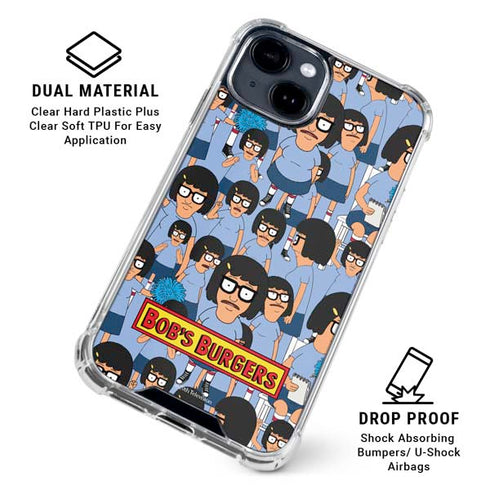 Bobs Burgers Tina Belcher iPhone 14 Plus Clear Case