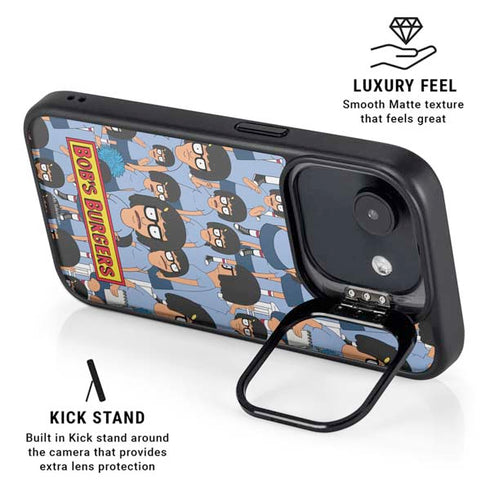 Bobs Burgers Tina Belcher iPhone 16e Kickstand Case