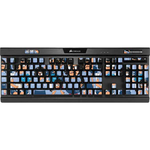 Bobs Burgers Tina Belcher K95 RGB PLATINUM Mechanical Gaming Keyboard Skin