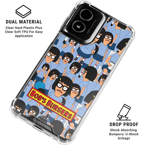 Bobs Burgers Tina Belcher Moto G Power 5G (2024) Clear Case