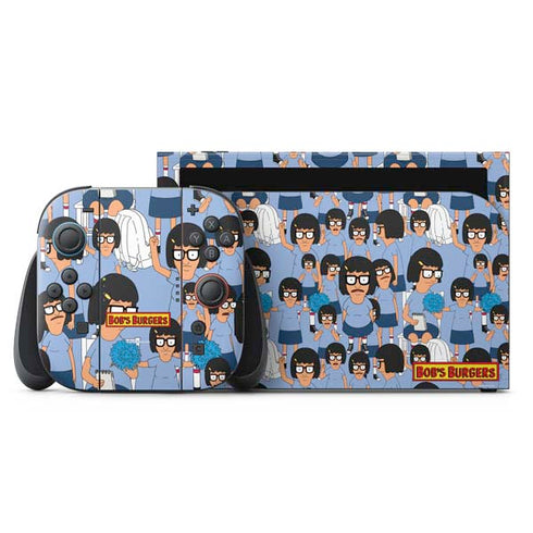 Bobs Burgers Tina Belcher Nintendo Switch 2 (2025) with Joy-Con Skin