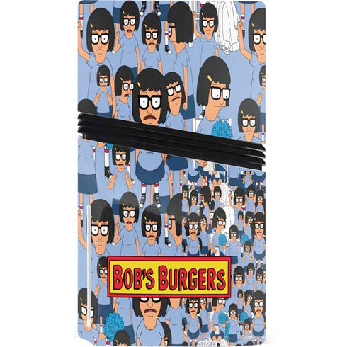 Bobs Burgers Tina Belcher PS5 Pro Disk Console Skin