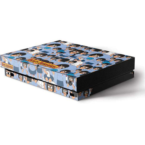 Bobs Burgers Tina Belcher Xbox One X Console Skin