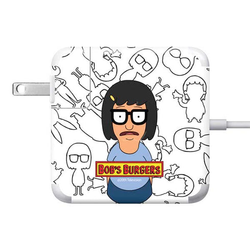 Bobs Burgers Tina Uhh 85W Power Adapter (15 and 17 inch MacBook Pro Charger) Skin