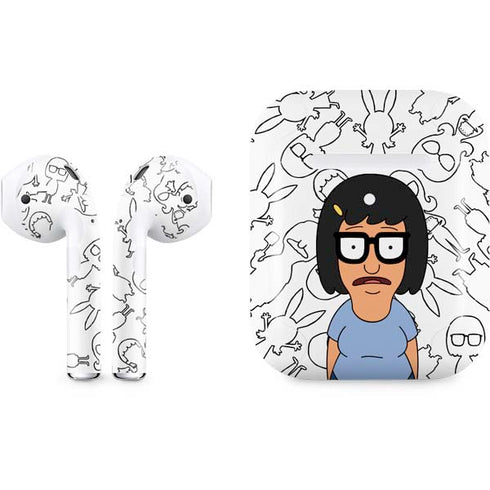 Bobs Burgers Tina Uhh Apple AirPods 2 Skin