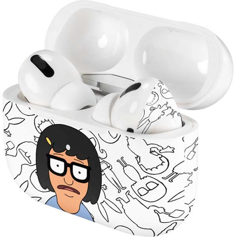 Bobs Burgers Tina Uhh AirPods Skins