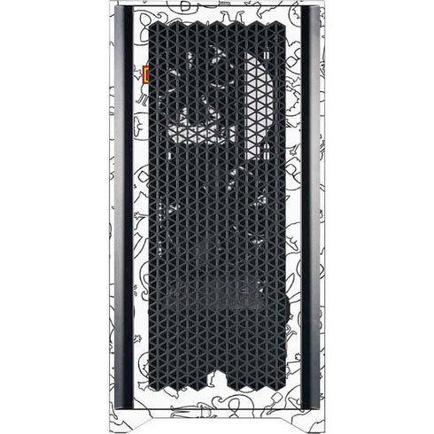 Bobs Burgers Tina Uhh Corsair 4000D Tempered Glass Mid-Tower ATX Case Skin