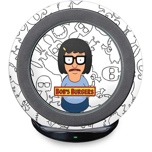 Bobs Burgers Tina Uhh Fast Charge Wireless Charging Stand Skin