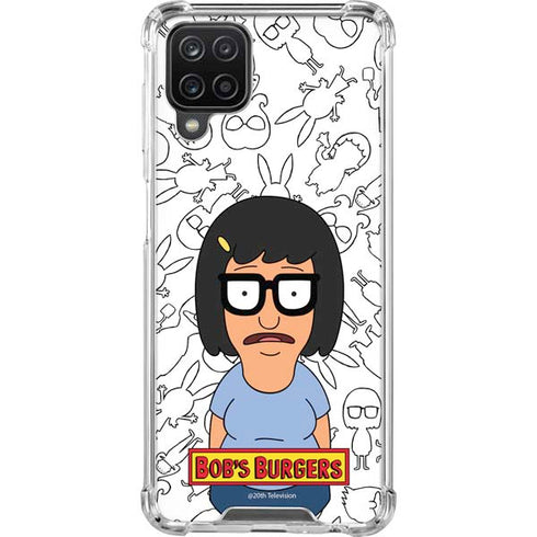 Bobs Burgers Tina Uhh Galaxy A12 Clear Case