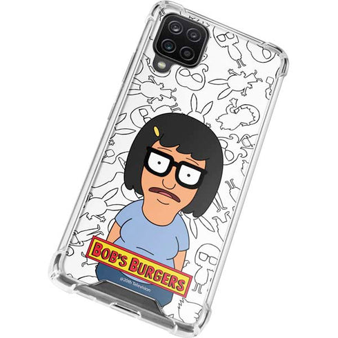 Bobs Burgers Tina Uhh Galaxy A12 Clear Case