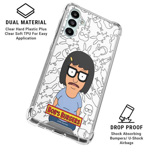 Bobs Burgers Tina Uhh Galaxy A13 5G Clear Case