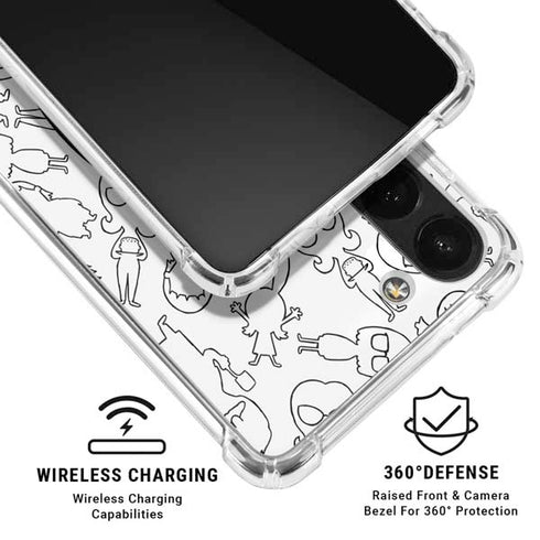 Bobs Burgers Tina Uhh Galaxy A13 5G Clear Case