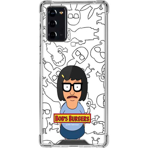 Bobs Burgers Tina Uhh Galaxy Note20 5G Clear Case