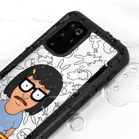 Bobs Burgers Tina Uhh Galaxy S20 Plus Waterproof Case