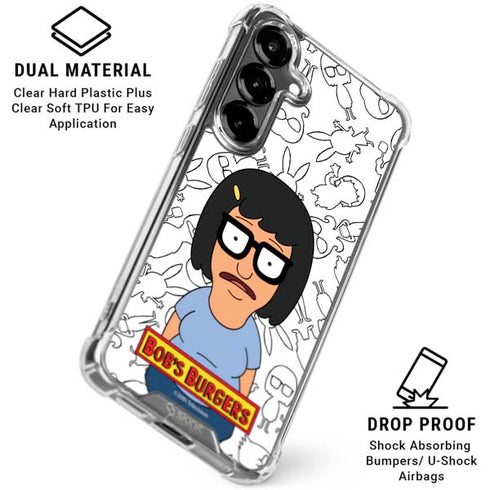 Bobs Burgers Tina Uhh Galaxy S26 Clear Case