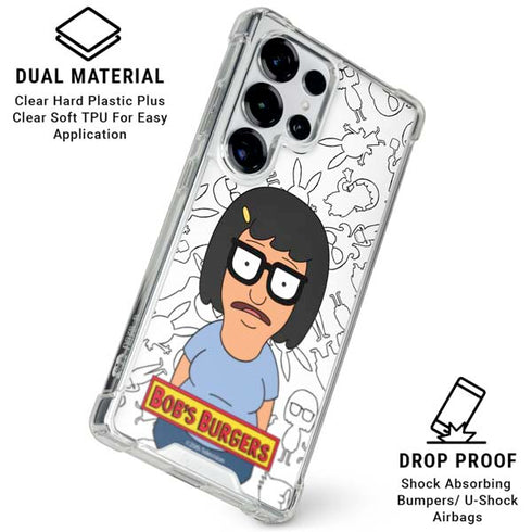 Bobs Burgers Tina Uhh Galaxy S26 Ultra Clear Case