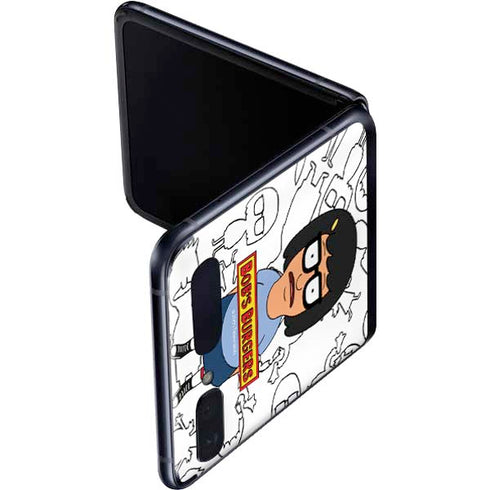 Bobs Burgers Tina Uhh Galaxy Z Flip Skin