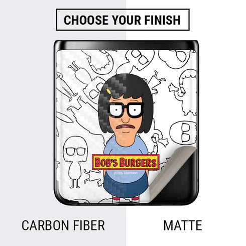 Bobs Burgers Tina Uhh Galaxy Z Flip Skin