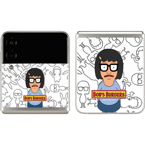 Bobs Burgers Tina Uhh Galaxy Z Flip3 5G Skin