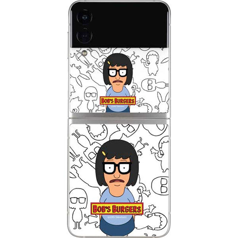 Bobs Burgers Tina Uhh Galaxy Z Flip3 5G Skin