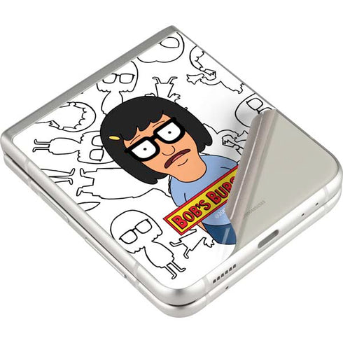 Bobs Burgers Tina Uhh Galaxy Z Flip3 5G Skin