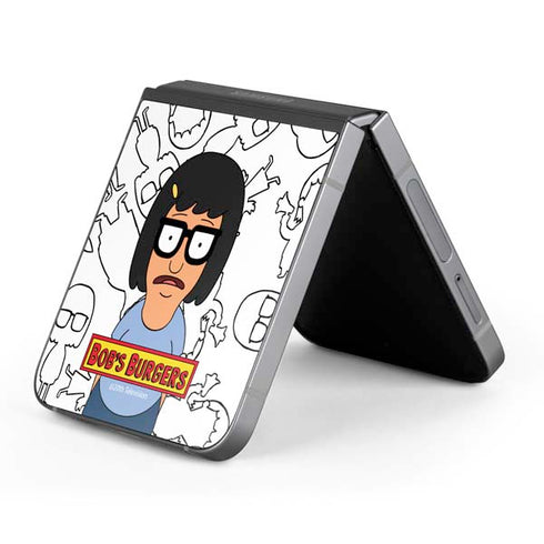 Bobs Burgers Tina Uhh Galaxy Z Flip6 Skin