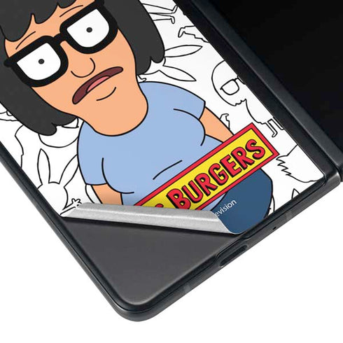 Bobs Burgers Tina Uhh Galaxy Z Fold3 5G Skin