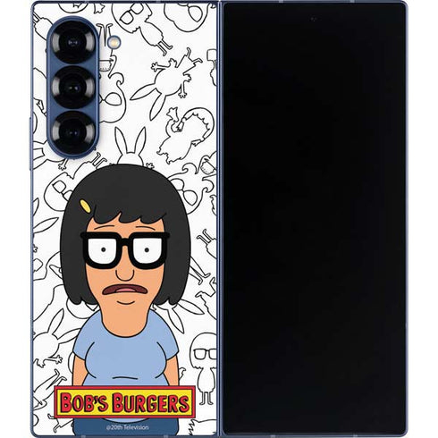 Bobs Burgers Tina Uhh Galaxy Z Fold6 Skin