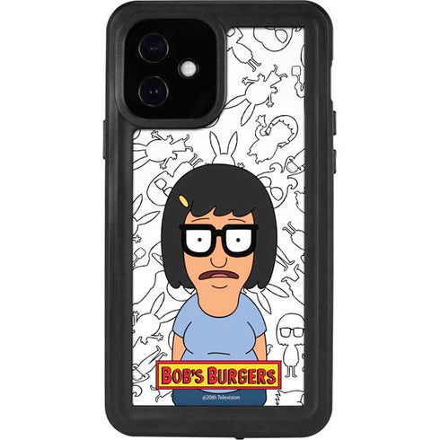 Bobs Burgers Tina Uhh iPhone 12 Waterproof Case