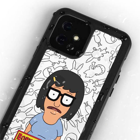 Bobs Burgers Tina Uhh iPhone 12 Waterproof Case