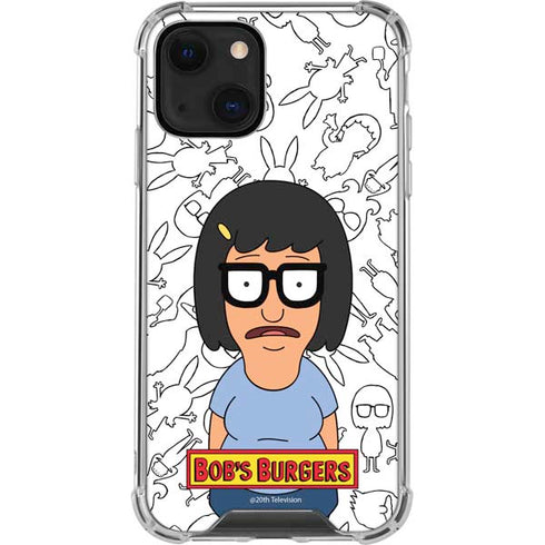 Bobs Burgers Tina Uhh iPhone 13 Clear Case