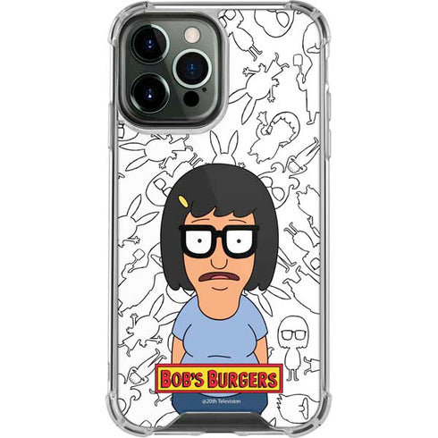 Bobs Burgers Tina Uhh iPhone 13 Pro Max Clear Case