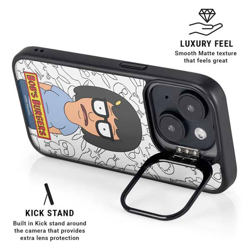 Bobs Burgers Tina Uhh iPhone 14 Kickstand Case