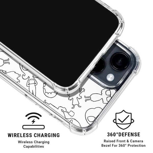 Bobs Burgers Tina Uhh iPhone 14 Plus Clear Case