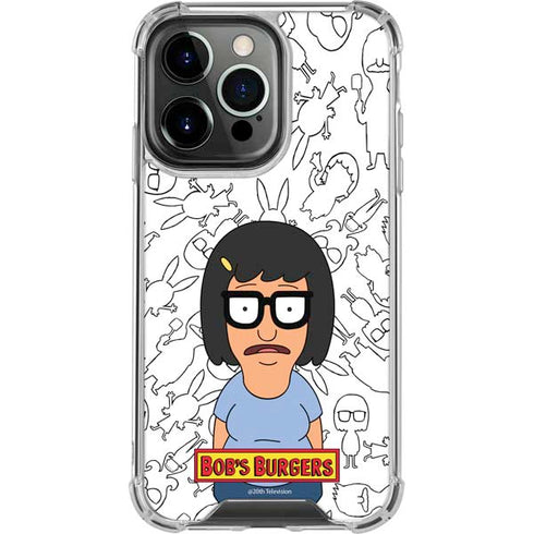 Bobs Burgers Tina Uhh iPhone 14 Pro Clear Case