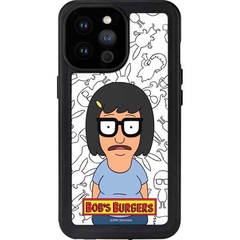 Bobs Burgers Tina Uhh iPhone 14 Pro Max Waterproof Case