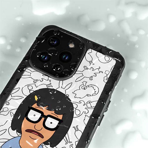 Bobs Burgers Tina Uhh iPhone 14 Pro Max Waterproof Case