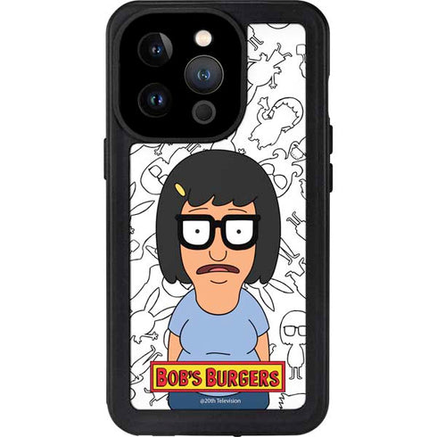 Bobs Burgers Tina Uhh iPhone 14 Pro Waterproof Case