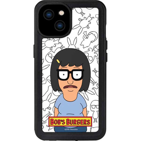 Bobs Burgers Tina Uhh iPhone 15 Plus Waterproof Case