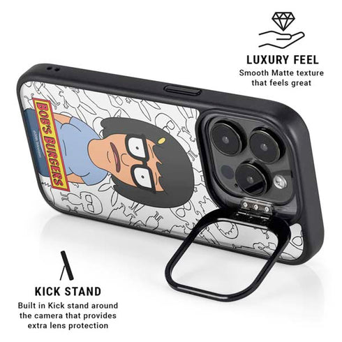 Bobs Burgers Tina Uhh iPhone 15 Pro Max Kickstand Case
