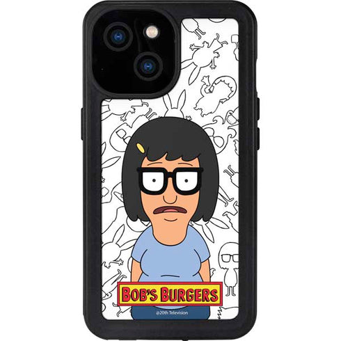 Bobs Burgers Tina Uhh iPhone 15 Waterproof Case