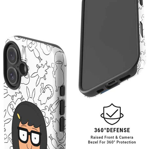 Bobs Burgers Tina Uhh iPhone 16 Magsafe Impact Case