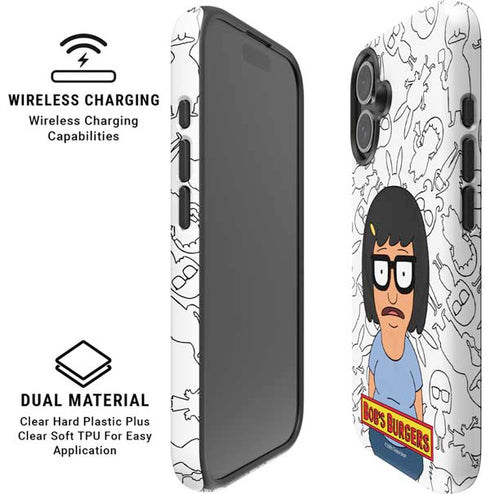 Bobs Burgers Tina Uhh iPhone 16 Magsafe Impact Case