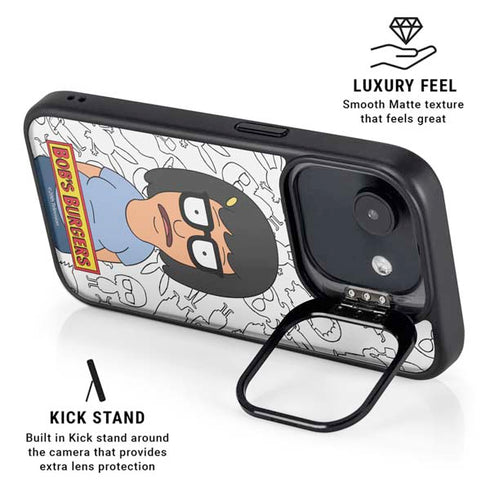 Bobs Burgers Tina Uhh iPhone 16e Kickstand Case