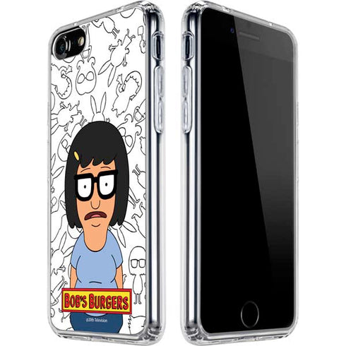 Bobs Burgers Tina Uhh iPhone SE (2nd & 3rd Gen) Clear Case