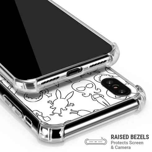Bobs Burgers Tina Uhh iPhone XS Max Clear Case